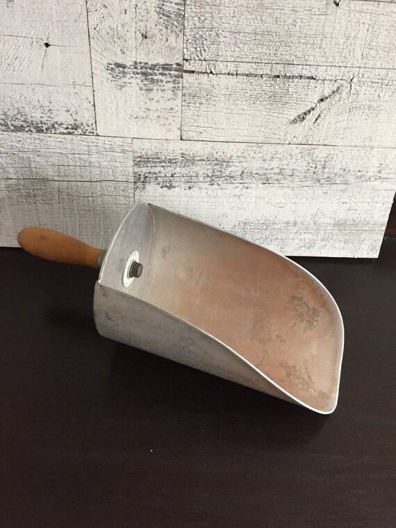 Rustic Scoop with Wood Handle