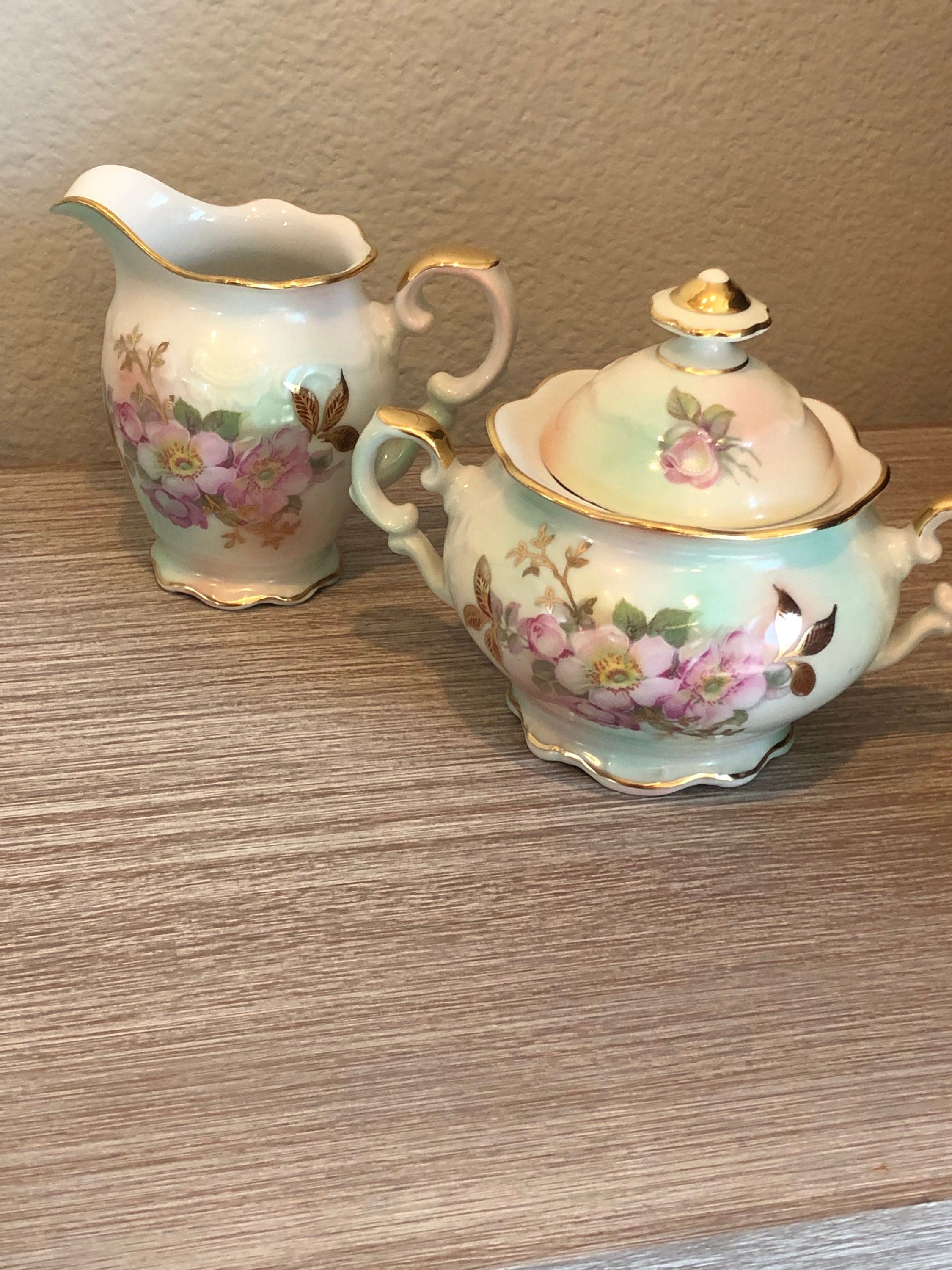 Bavaria Creamer Sugar Bowl Set Antique Sugar Etsy