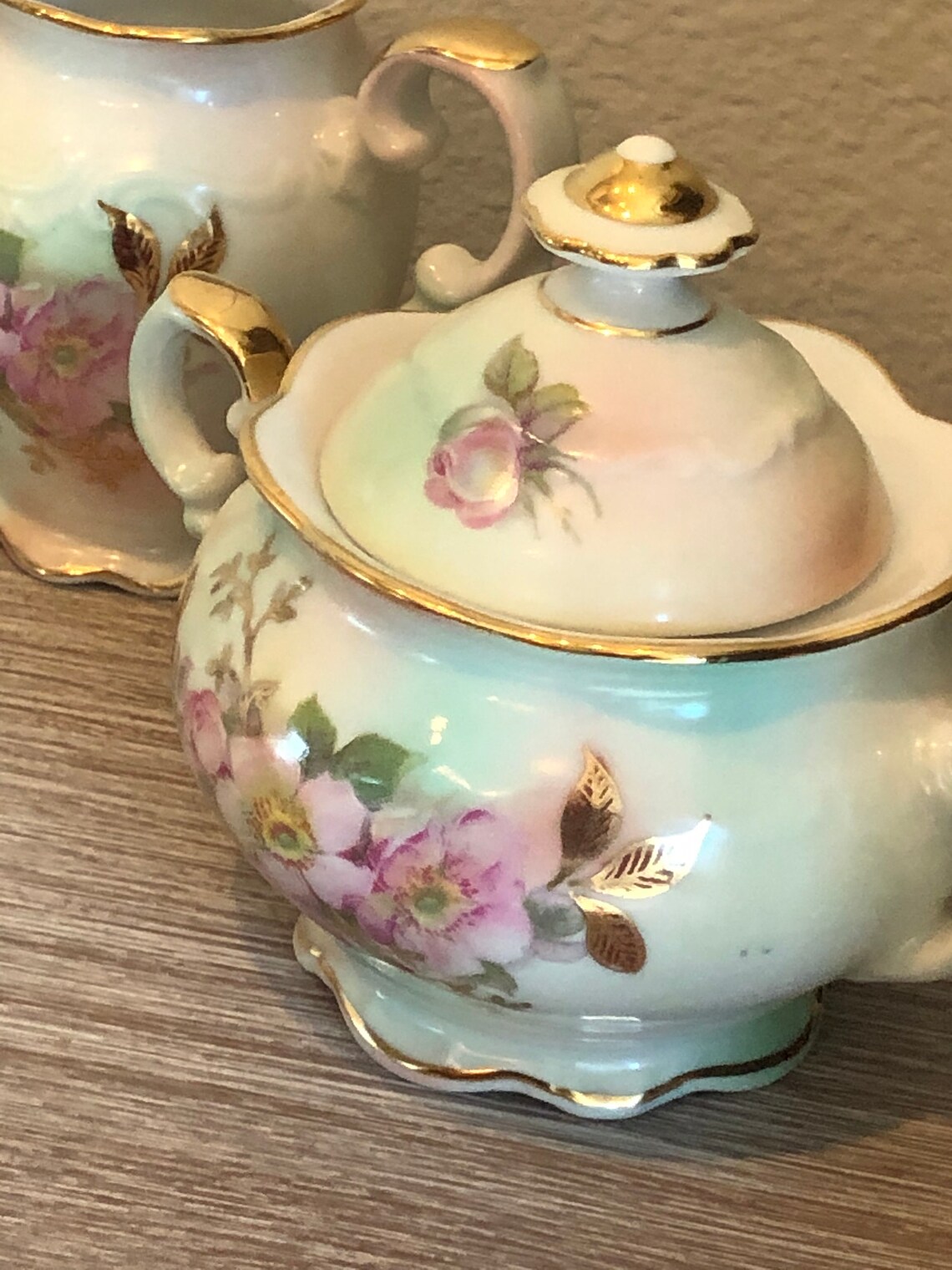 Bavaria Creamer Sugar Bowl Set Antique Sugar Etsy