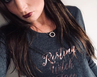 Resting witch face halloween tshirt