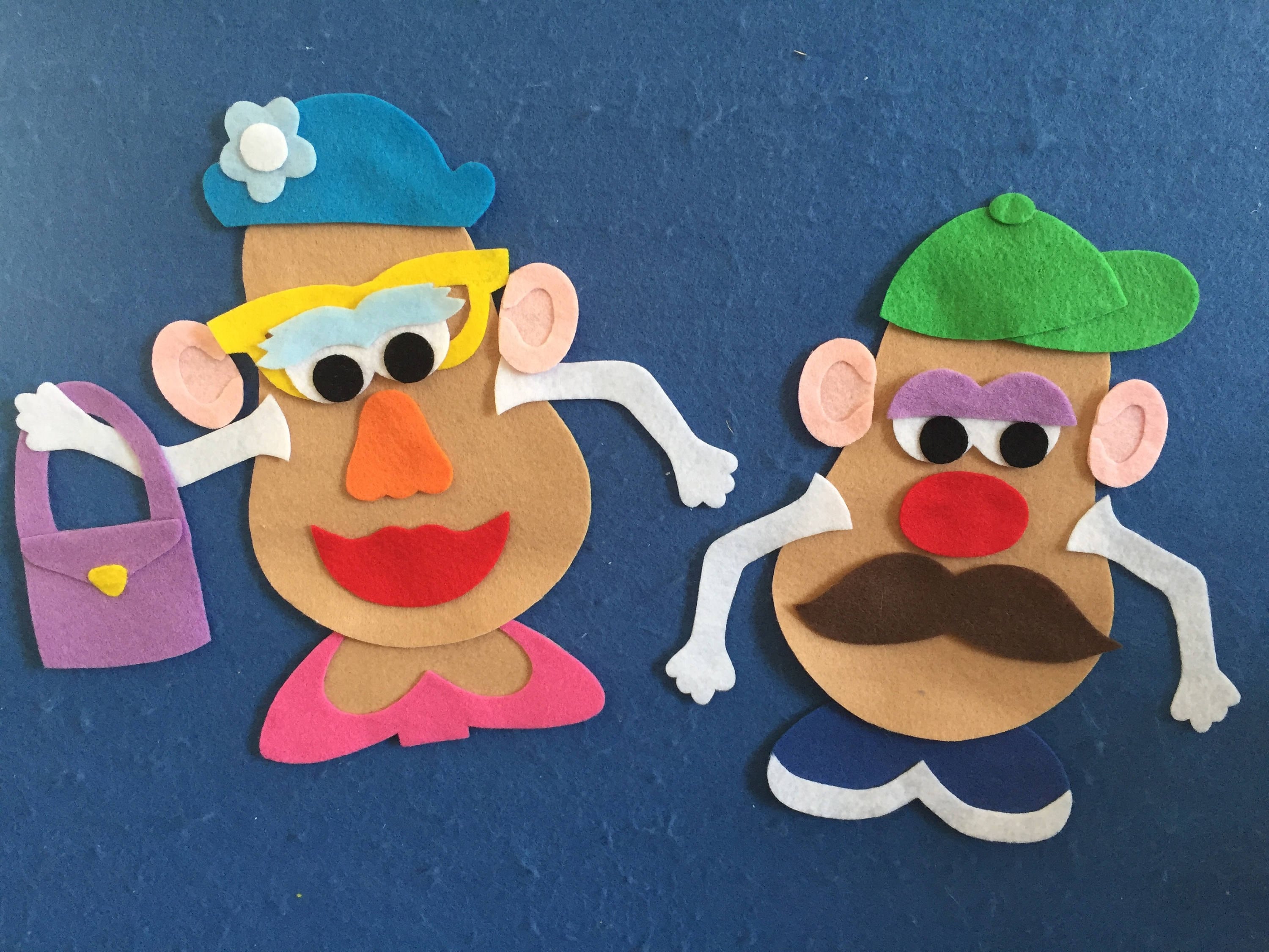 Potato Heads Felt Board Set - Etsy