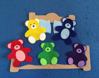 Five In The Bed Felt Board Set