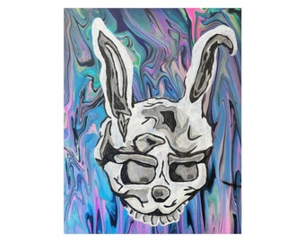 Lámina artística de Frank Donnie Darko: Decoración espeluznante para Halloween