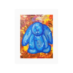 Creepy bunny doll Art Board Print for Sale by SmilyLily