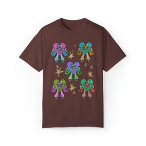 Clown shirt comfort colors artist drawn t shirt clown tee shirt clowns shirt circus clowncore shirt clown graphic tee unisex MULTIPLE COLORS