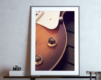 Electric guitar artwork, Fender guitar print, gift for music lovers, music art print, git for musician, fathers day gift