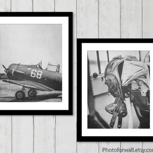 Aviation wall art, Airplane picture photo print poster, Personalized Aviation Wall Decor, Pilot Airforce Gift for Him, Boyfriend Gift image 1