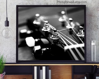 Electric Guitar Wall Art Music room decor, Gift for Musician Lover First anniversary Gift For Boyfriend Gift