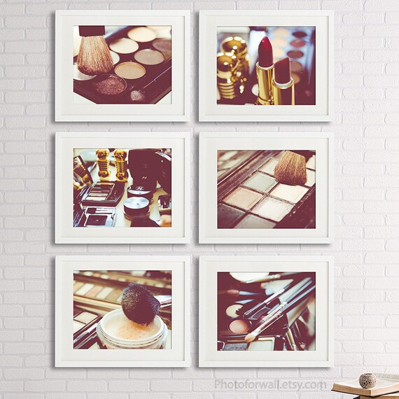 Chanel Bathroom Decor Set of 6 Photographs Bathroom Art Set Etsy