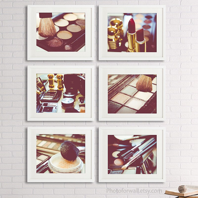 Chanel Bathroom Decor Set of 6 Photographs Bathroom Art Set Etsy