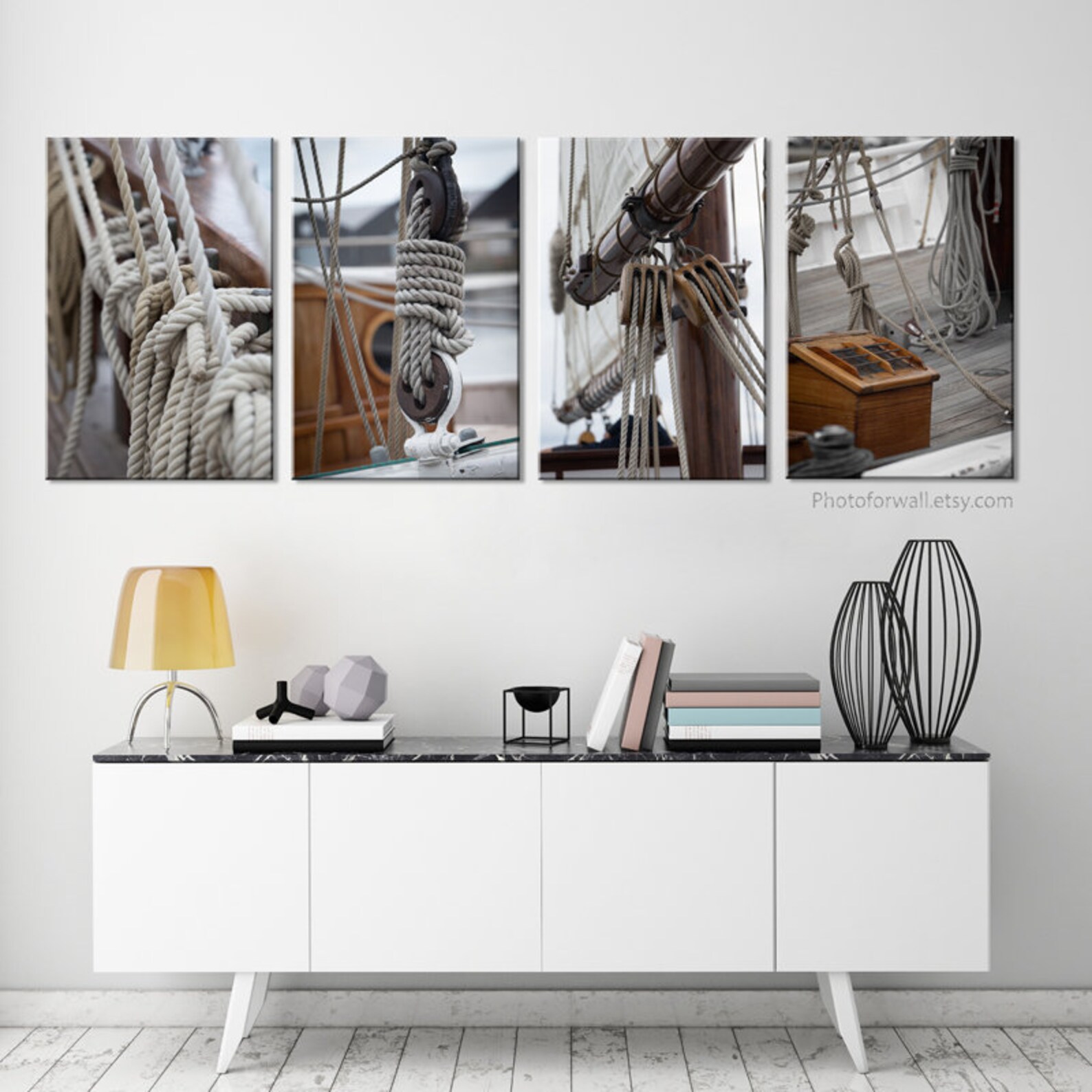 Boat Wall Decor Boat Gallery Wall Art Set of 4 Prints Boat Etsy