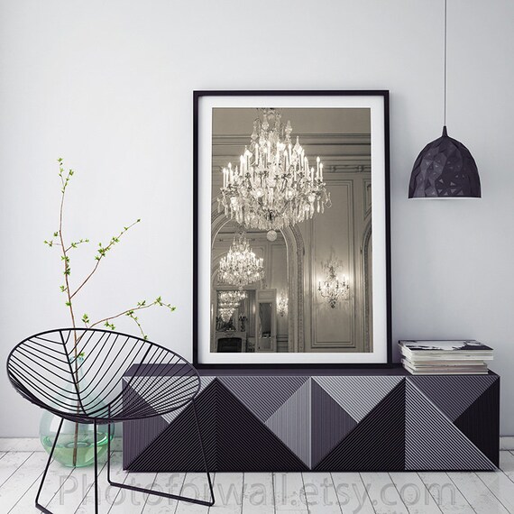Paris Bedroom Decor Black And White Photography Paris Photography Shabby Chic Chandelier Print Paris Wall Decor Home Decor Paris 8x10