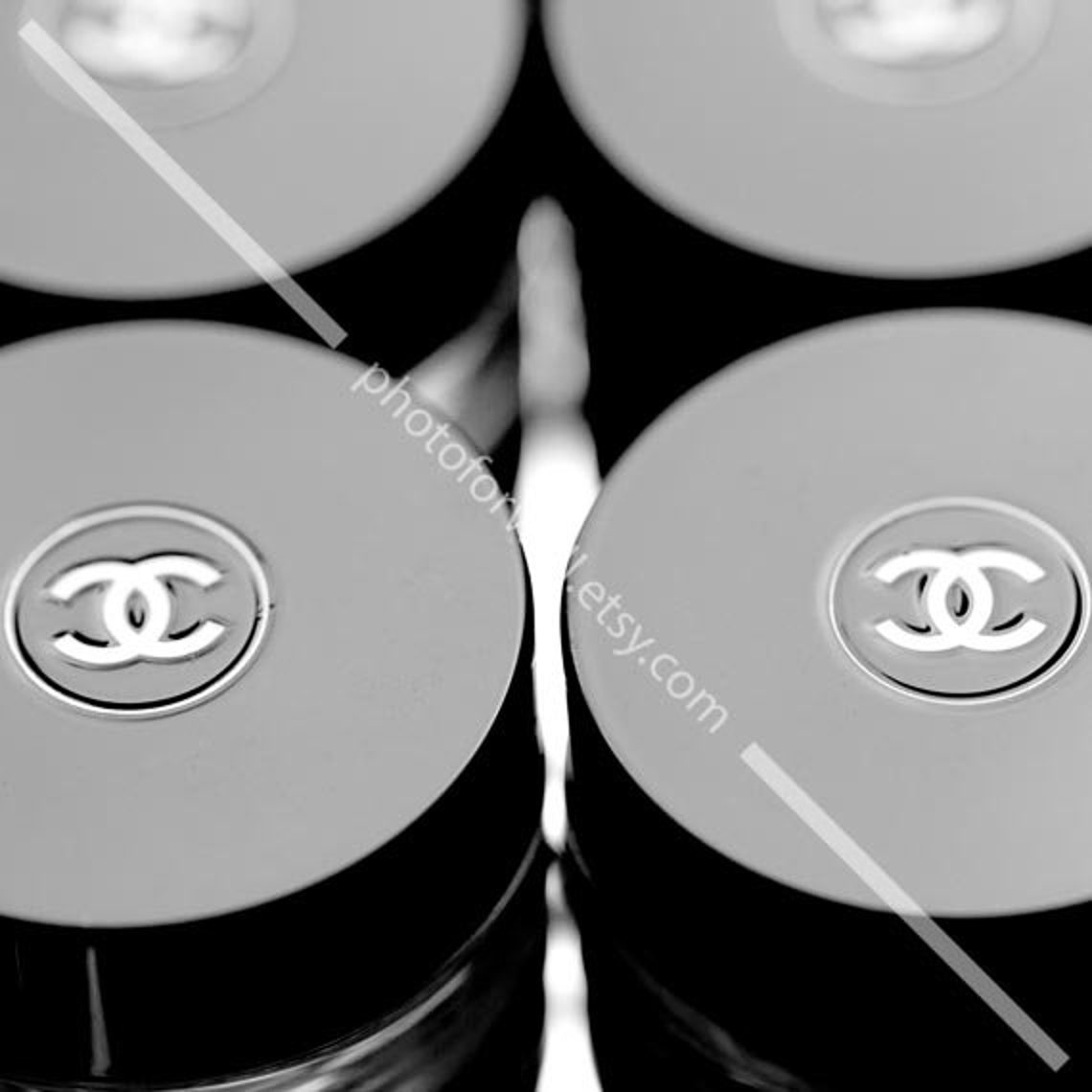 Chanel bathroom set gallery wall Bathroom wall decor set of Etsy