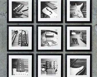 Wall Decor Music room, Gift for Music Lover Music room decor set of 9 Black and  white prints office decor, Music theme Fathers day gift