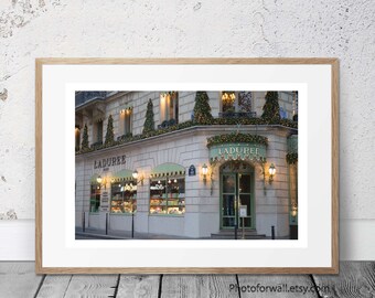 Wall decor Paris photography, Paris shop wall art, French Home decor wall art, French architecture bedroom decor