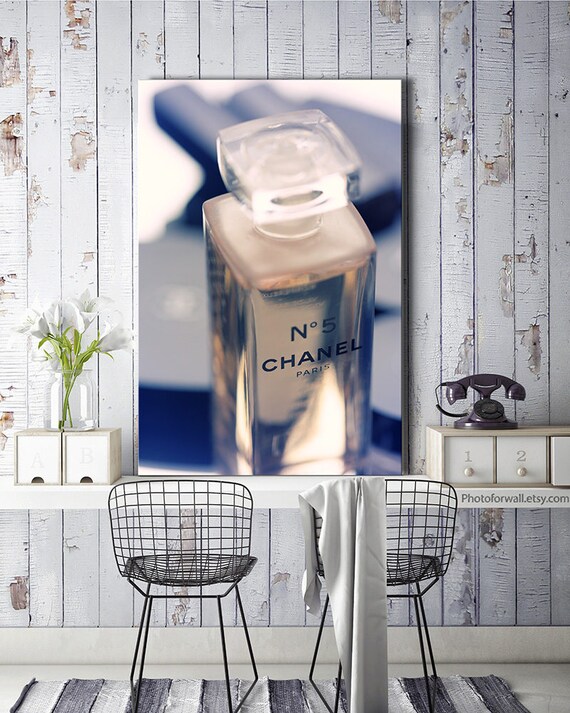 Chanel Decoration Bathroom Wall Decor Chanel No 5 Large Etsy