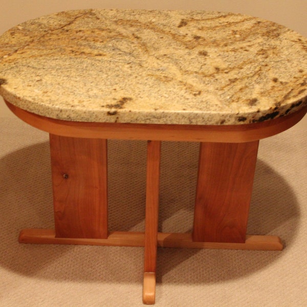 Granite End Table Etsy