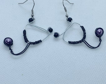 Stethoscope Wire Surgical Steel Earrings