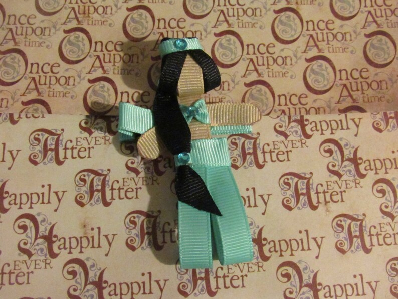 Princess Ribbon Sculpture Alligator Clip Etsy