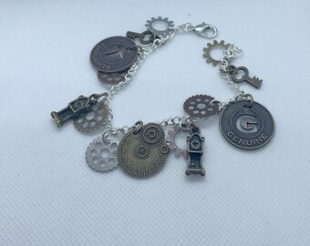 Steampunk Charm Bracelet