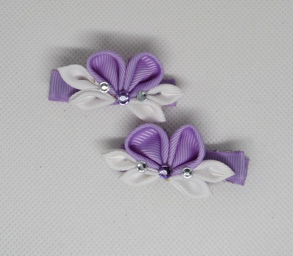Lavender Heart With Wings Alligator Clip - Etsy