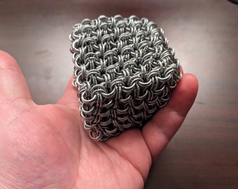 Chainmail Steel Jelly Cube Fidget Toy