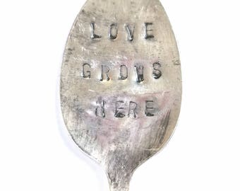 Silver Spoon Garden Herb Plant Marker