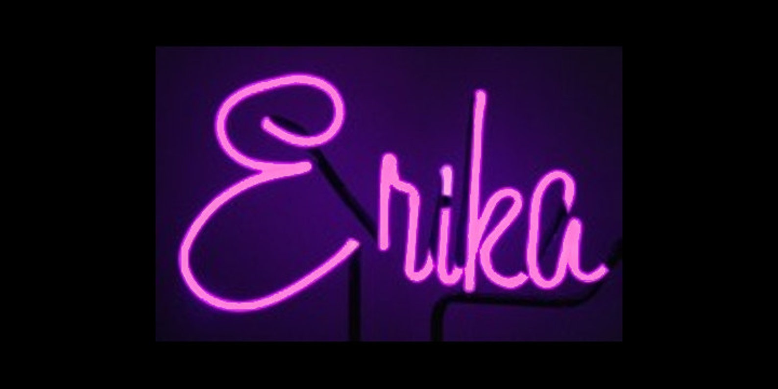 Neon Name Or Word Custom Neon Freestanding Name Art Sculpture Etsy