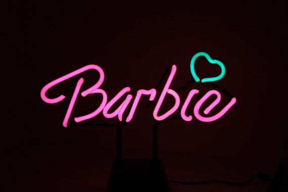 Barbie Freestanding Neon Art Sign Light 