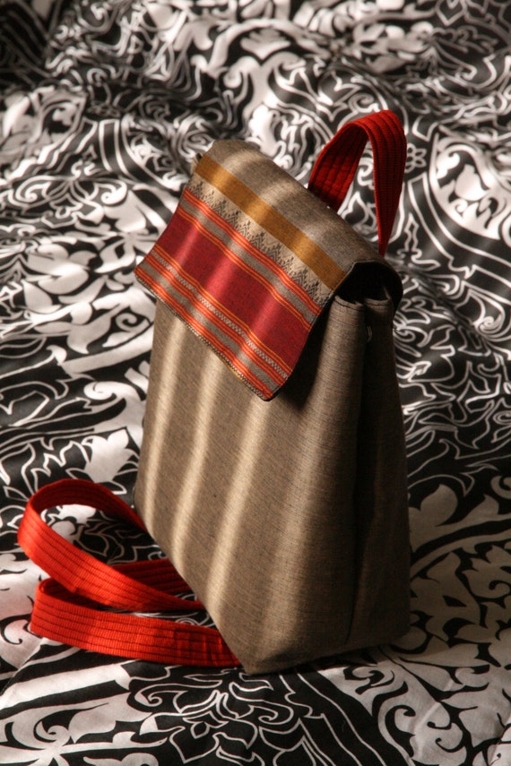 Items similar to Handloom Fabric Backpack on Etsy