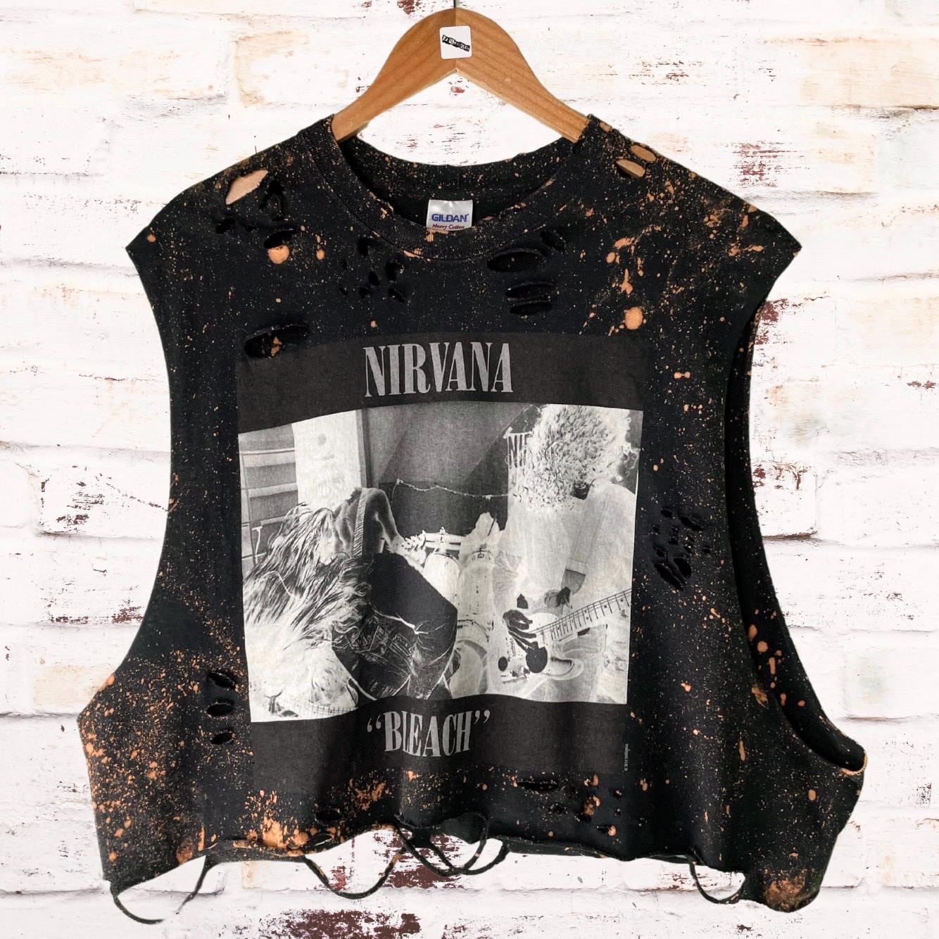 ミュージシャン Nirvana Bleach CustomTee Nirvana — Bleach (Debut