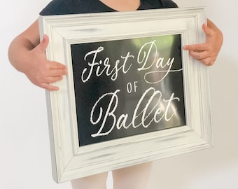 PRIMER DÍA DE Ballet Primer día de clase de baile Clase de baile de bailarina