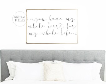 I BELONG WITH You You Belong With Me Bedroom Decor by Dear | Etsy