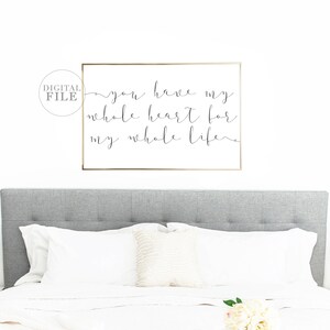 Sie HABEN MEIN ganzes Herz - Home Decor von liebe Lily Mae - Drucken Druck druckbare Wandkunst (3) Jpegs - 24 x 36/11x14/8 x 10 - nur für den persönlichen Gebrauch