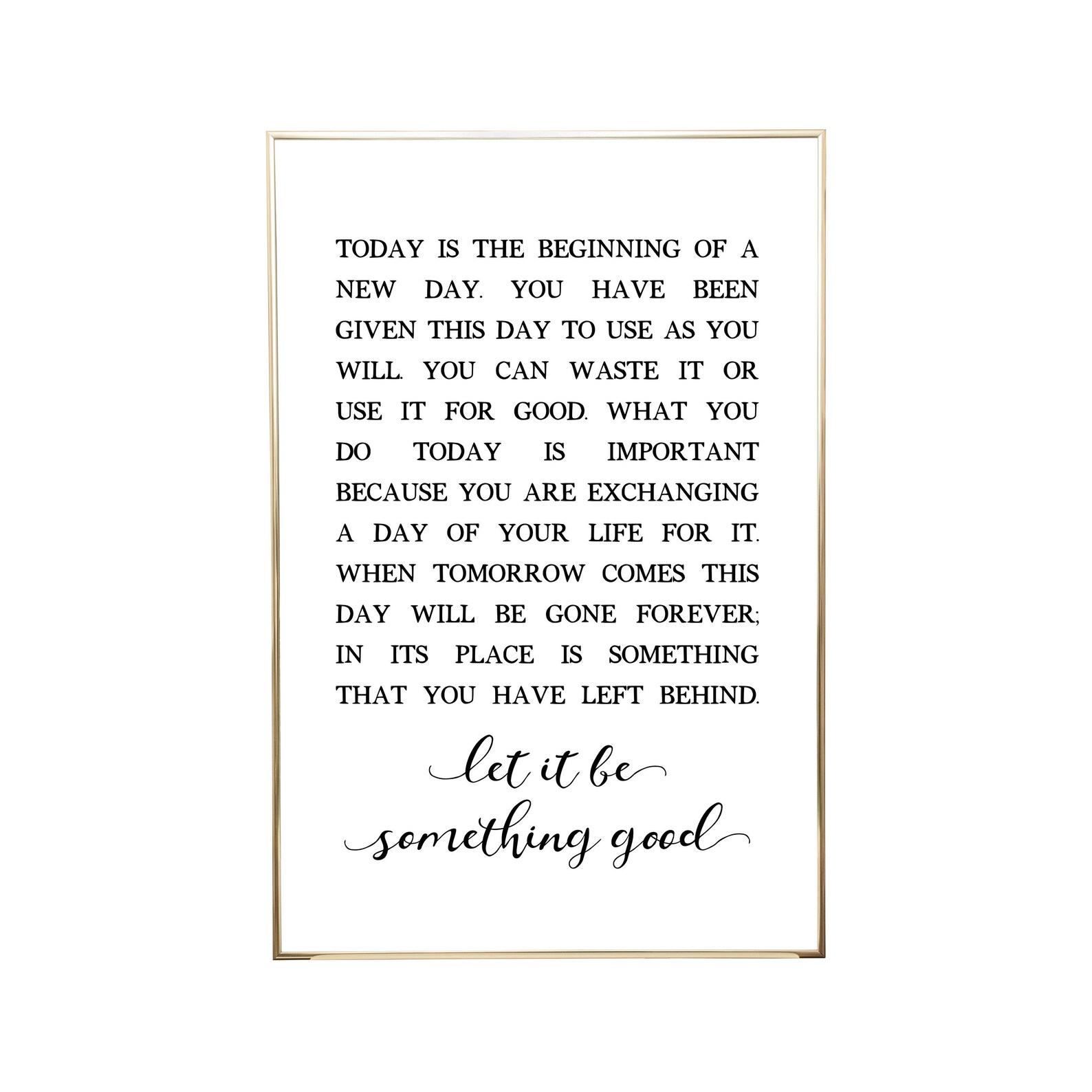 LET IT BE Something Good Printable Wall Art 5 Jpegs Etsy