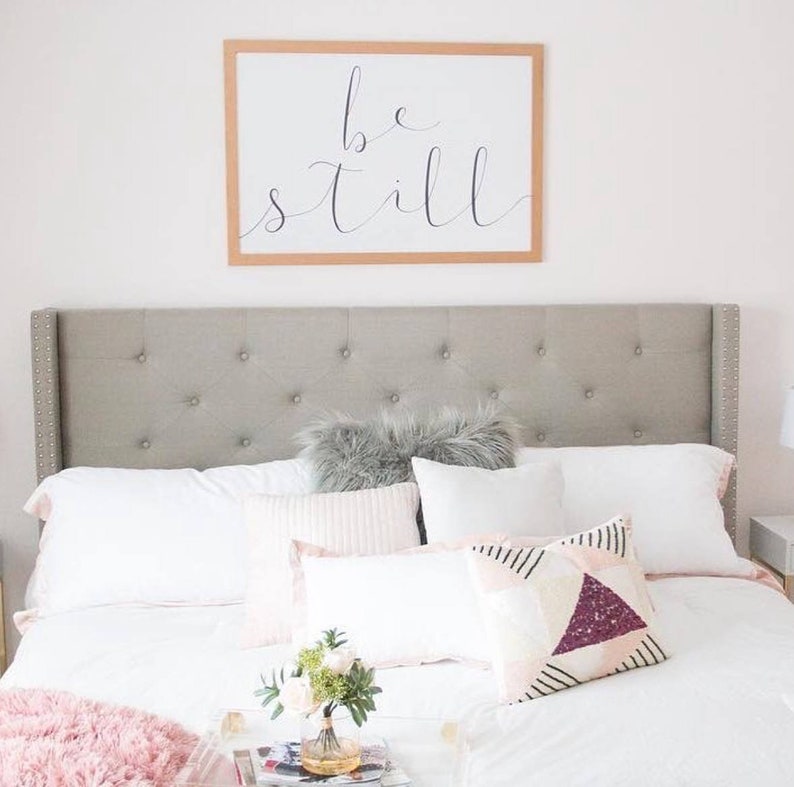 BE STILL PRINTABLE Wall Art Wall Decor Above Bed Poster Set Etsy
