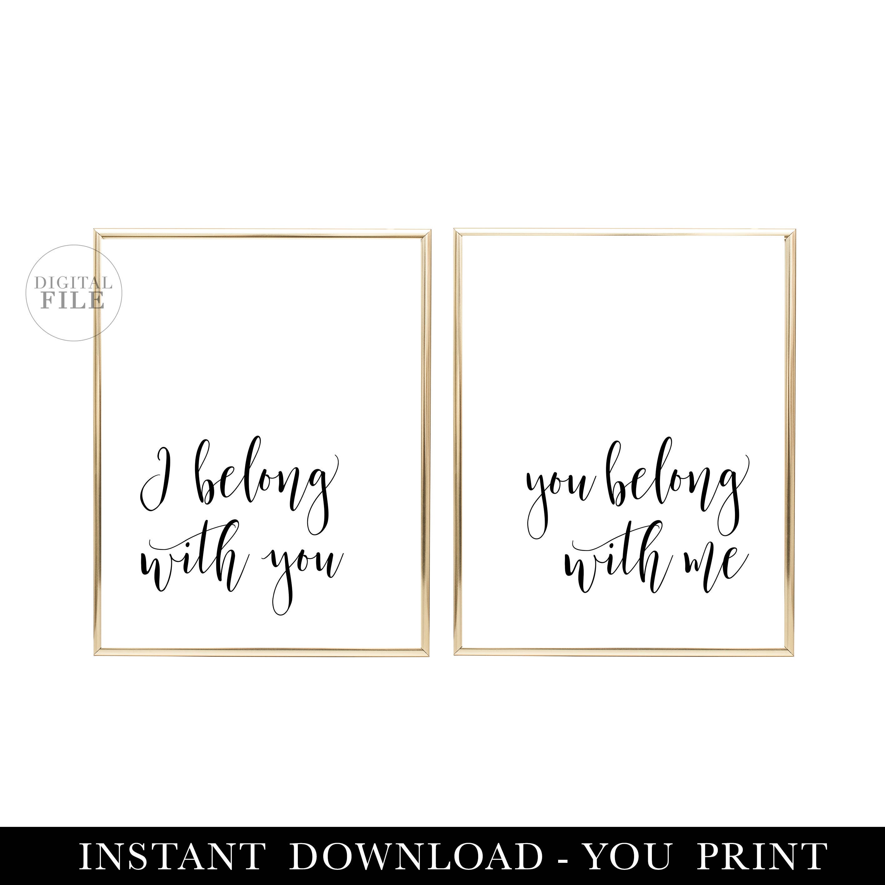 I BELONG WITH You You Belong With Me Bedroom Decor by Dear Etsy I BELONG WITH You You Belong With Me Bedroom Decor by Dear Etsy