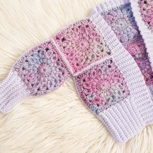 Crochet Granny Square Cardigan for Kids | Mommy and Me Matching Set | Colorful Crochet Cardigan | Unique Gift for Children | Cozy & Stylish