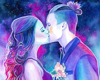 Dibujo de pareja - Etsy España Dibujo de pareja - Etsy España