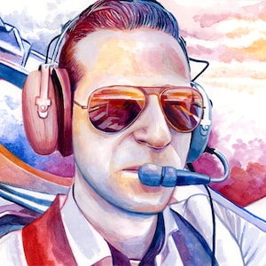 Regalo personalizzato per l’aeronautica 1, regali personalizzati per i piloti, DISEGNO PILOTA della compagnia aerea, regalo per l’aviazione, regalo di compleanno per regalo per il pensionamento del pilota, aeroplano