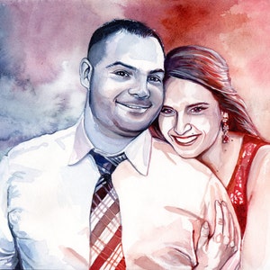 First anniversary gift for him, CUSTOM ART COMMISSION, Paper anniversary gift for him, first wedding anniversary gifts for men, 1st one year