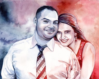 First anniversary gift for him, CUSTOM ART COMMISSION, Paper anniversary gift for him, first wedding anniversary gifts for men, 1st one year
