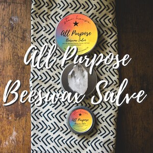All Purpose 5 Herb Healing Salve - Beeswax