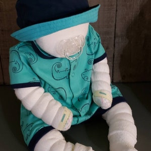 Diaper Cake Baby Boy Cute Chameleon Baby Shower Gift or Centerpiece - Etsy