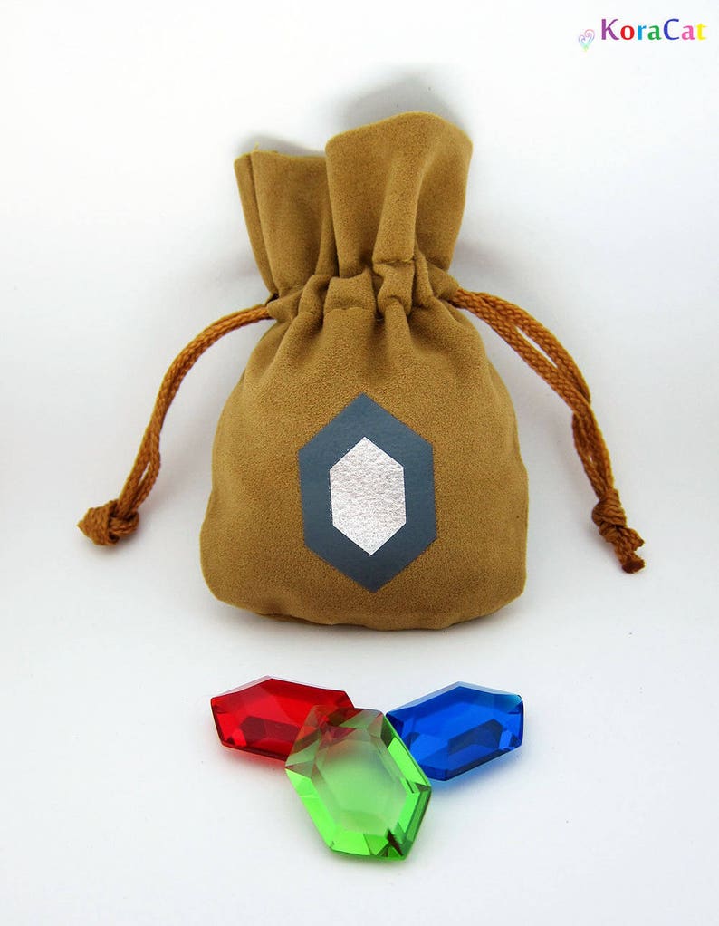 Zelda Rupees 7 Rupee Set Rupees + Adult Bag