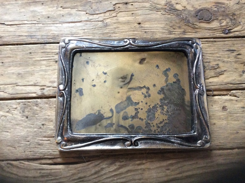 Front Silvered Mirror One Of A Kind Mirror Distressed Silver Mirror