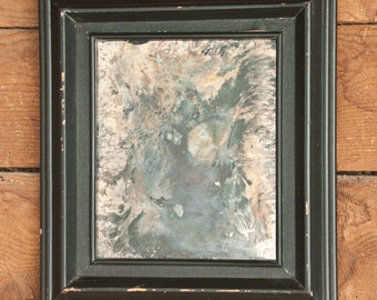 Front Silvered Fine Art Mirror, One of a Kind Silvered Glass Art