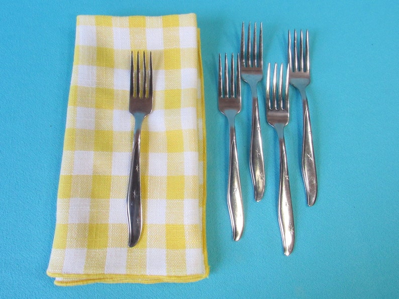 Vintage Starburst Flatware Mar Crest Citation 6 Etsy
