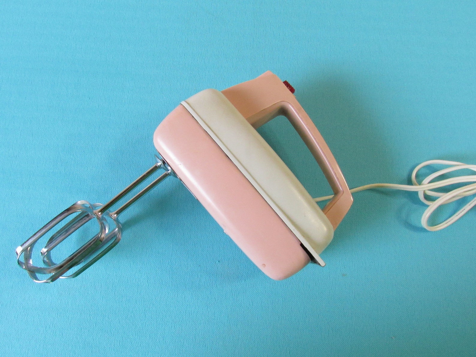 Vintage Westinghouse Hand Mixer WORKING Pink White Hand Etsy