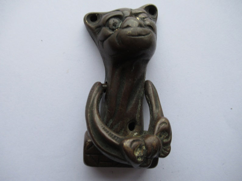 Vintage Door Knocker Cheshire Cat From Alice in Wonderland Etsy